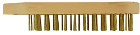Brosse de décapage violon Tivoly fil acier laitonné