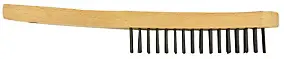 Brosse de décapage Tivoly manche bois et fil acier rond laitonné