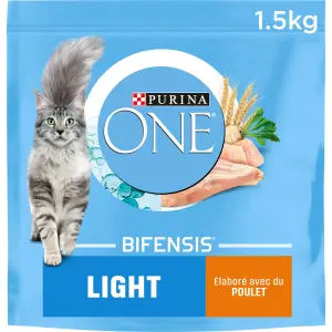 PURINA ONE Bifensis light croquettes au poulet blé pour chat 1,5kg