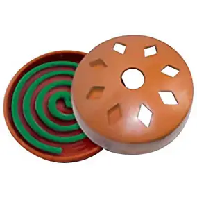 Diffuseur anti-moustiques terre cuite + spirale