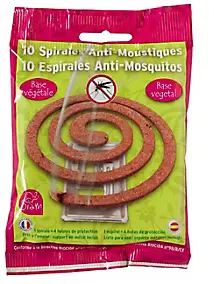 10 spirales anti moustiques végétales Siam