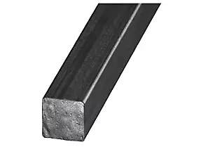 Carré acier verni 14 x 14 mm, 2 m CQFD