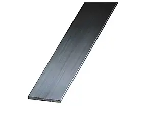 Plat acier étiré verni 20 x 2 mm, 1 m