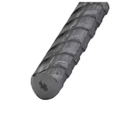 Rond béton crénelé acier verni ø8 mm, 2 m