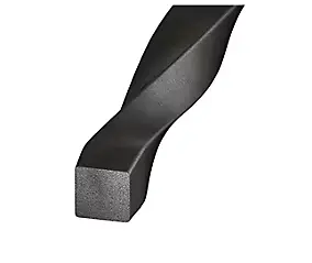 Carré torsadé laminé à chaud 12 x 12 mm, 2 m