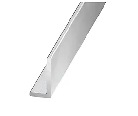 Cornière inégale aluminium brut 25 x 15 mm, 2 m