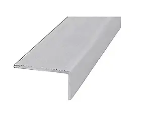 Nez de marche aluminium brut 40 x 14 mm, 2 m