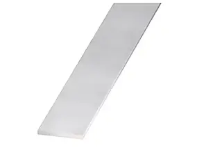 Plat aluminium anodisé incolore 15 x 2 mm, 1 m