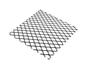 Tôle métal déployé acier - mailles 10 mm - L. 100 x l. 50 cm