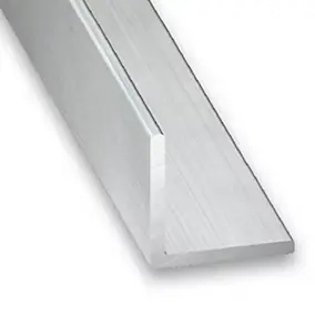 Cornière inégale aluminium brut 20 x 15 mm. Ep. 1,5 mm. Longueur 2 m