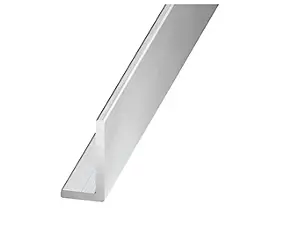 Cornière inégale aluminium brut 30 x 20 mm, 2 m