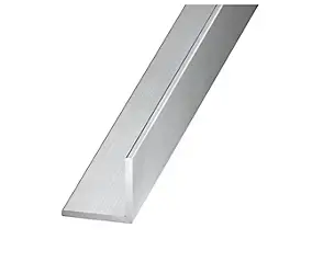 Cornière aluminium brut 15 x 15 mm, 1 m