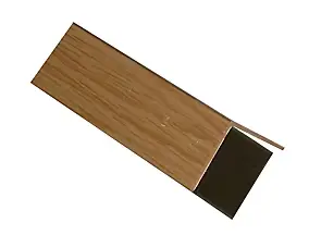 Cornière égale PVC chêne clair 30 x 30 mm, 1 m