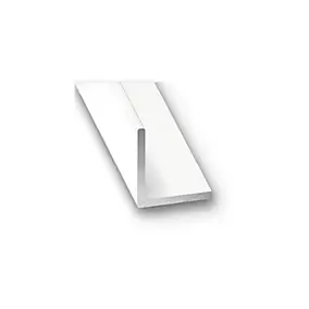 Cornière égale en aluminium CQFD 2044-5320 blanche l.100 x H.100 mm longueur 2 m