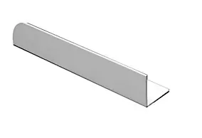 Cornière égale PVC blanc 40 x 40 mm, 2 m