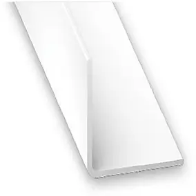 Cornière égale PVC blanc - 50 x 50 mm - CQFD