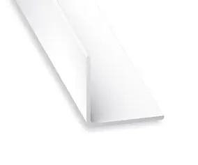 Cornière égale PVC blanc 70 x 70, L. 1 m CQFD