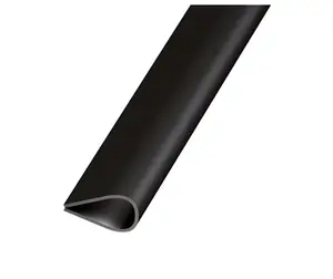 Serre feuillet PVC noir L. 1 m - l. 15 mm
