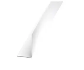 Cornière inégale PVC blanc 10 x 20 mm, 1 m