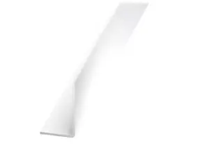 Cornière inégale PVC blanc 15 x 25 mm, 1 m