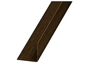 Cornière PVC Wengé 20 x 20 mm, 1 m CQFD
