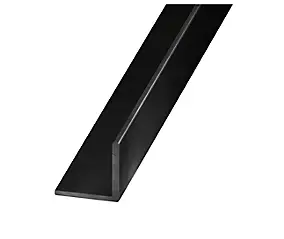 Cornière aluminium brossé noir 15 x 15 mm, 2,5 m