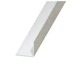 Cornière aluminium brossé 25 x 25 mm, 1 m