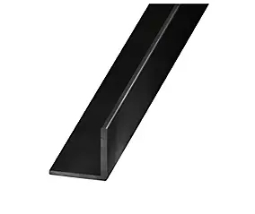 Cornière aluminium brossé noir 10 x 10 mm, 2,5 m