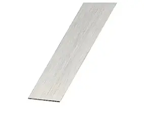 Plat aluminium brossé 30 mm, 1 m CQFD