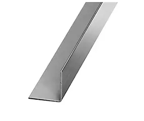 Cornière PVC coloris inox 30 x 30 mm, 2,5 m