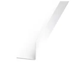 Cornière PVC blanc brillant 20 x 20 mm, 1,3 m