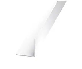 Cornière PVC blanc 15 x 15 mm, 2,5 m