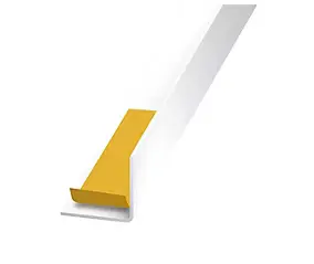 Cornière adhésive PVC blanc 20 x 20 mm, 2,5 m