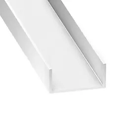 Nez de cloison - PVC blanc - 20 x 74 mm, L. 2,6 m CQFD