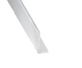 Cornière lisse aluminium 60 x 25mm, L. 2 m CQFD