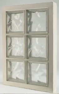 Panneau préfabriqué 6 briques de verre - H. 47 x l. 67 x Ép. 8 cm