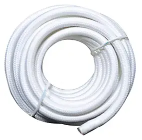Câble tissu blanc 2 x 0,75mm² L.3m Tibelec
