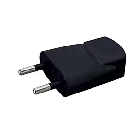 Fiches mâles 2 pôles 6A 250V Tibelec noir