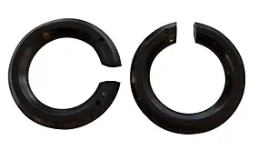 Lot 2 réducteurs de douille Tibelec noir ø44mm