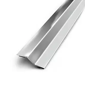 Barre de seuil multi niveaux adhésif inox 3M 50 x 83 cm