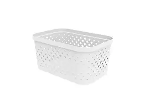 Panier de rangement 4,5 L Sundis blanc