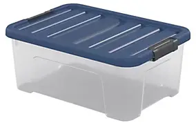 Boite de rangement taille S Wave Box 10L transparent