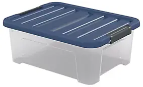 Boite de rangement taille L Wave Box 25L transparent