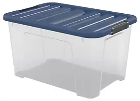Boite de rangement taille L Wave Box 45L transparent