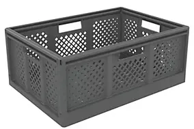 Boîte de rangement 40L Sundis Fold'n Store P.54,6 cm plastique gris