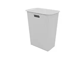 Coffre à linge 40 L en polypropylène blanc Sundis