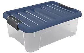 Boîte de rangement 3L Sundis Wave P.25,8 cm plastique transparent