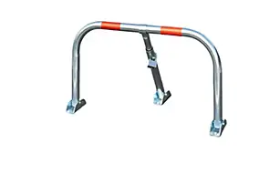 Barrière de parking standard 3 pieds cadenas Mottez