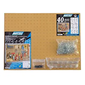 Panneau porte-outils mural 90 x 60 cm Mottez