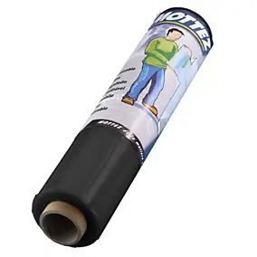 Film étirable de protection noir L. 3 m x l. 45 cm